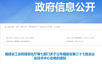 创新争先｜沙巴企业技术中心被认定为省级企业技术中心